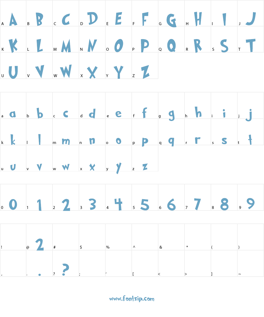 Grinched 2.0 Font Character